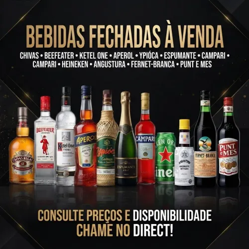 ?OPORTUNIDADE IMPERDÍVEL! BEBIDAS FECHADAS A VENDA!?