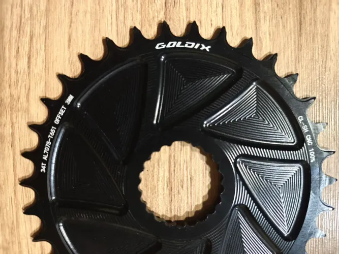 Coroa Goldix aero 34 Dentes padrão Shimano