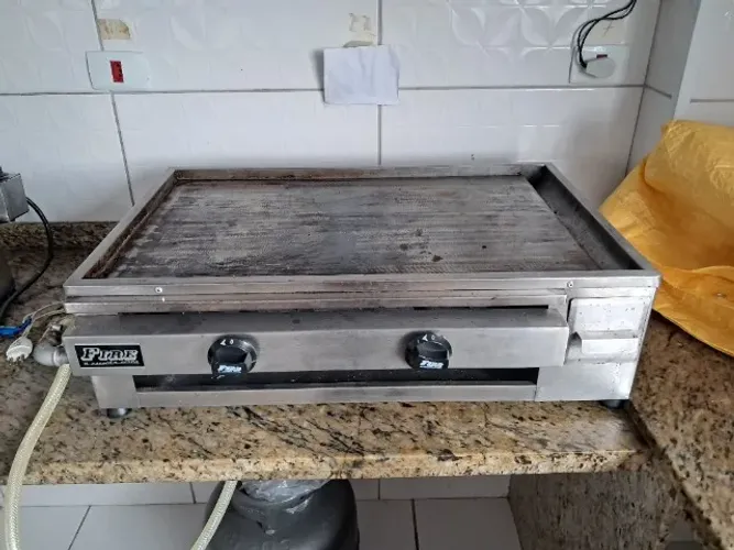 Chapa a Gás para lanchonete e hamburgueria