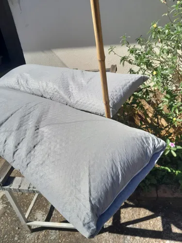 2 travesseiros de corpo com capa impermeável por 100,00 tudo! Retirar no local.