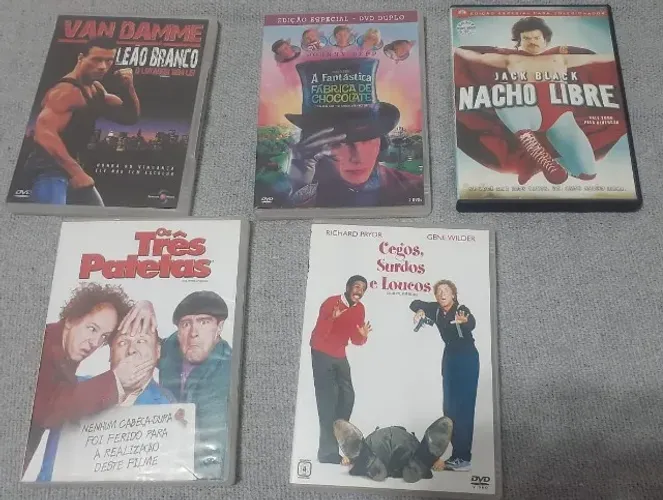 Lote dvds ação / comédia