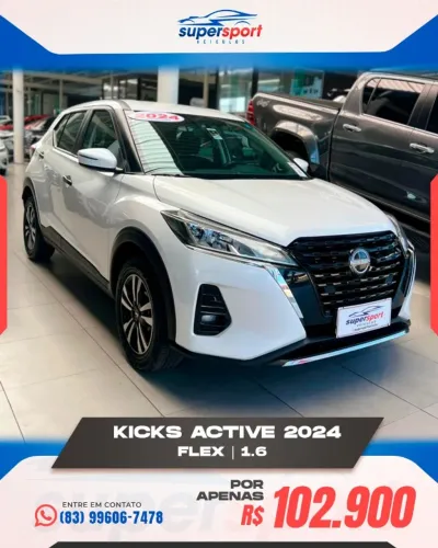 Nissan Kicks Active 1.6 16V Flex Aut. 2024