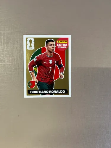 Figurinha Legend Ouro Cristiano Ronaldo Extra Sticker Copa 2026 Rara