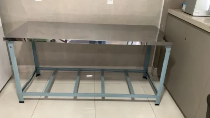 Mesa Inox manipulação alimentos