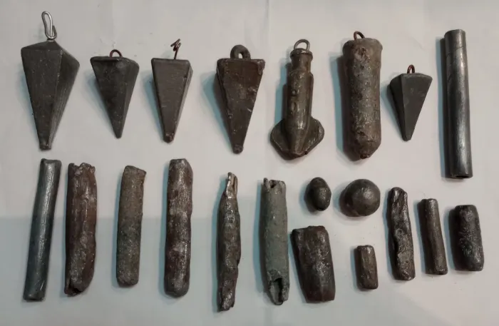 Lote de chumbadas para pesca / pescaria