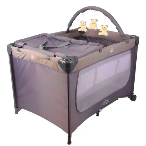 Berço Portátil Infantil Ajustável 2 Alturas Até 18kg 0-24m