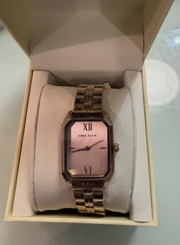 Relogio Anne Klein Gold Rose