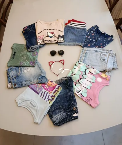 Lote de roupas menina 8/10 anos