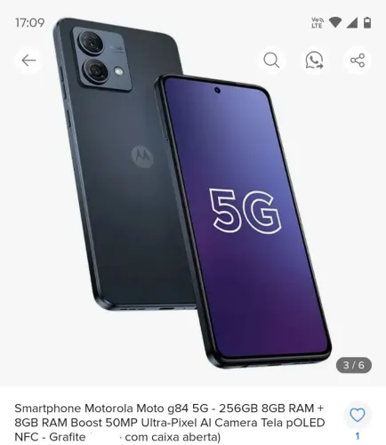 Moto g 84 5 g 256 gb.