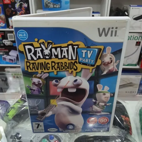 Vendo Jogo Rayman Raving Rabbids TV Party Europeu Nintendo Wii Semi novo