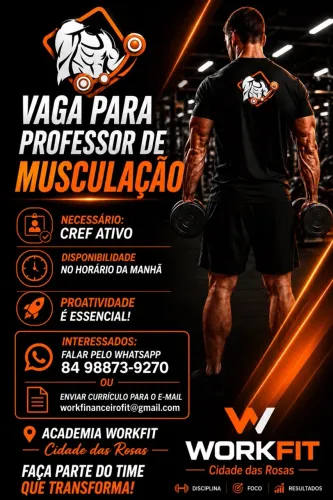 Professor de Musculação