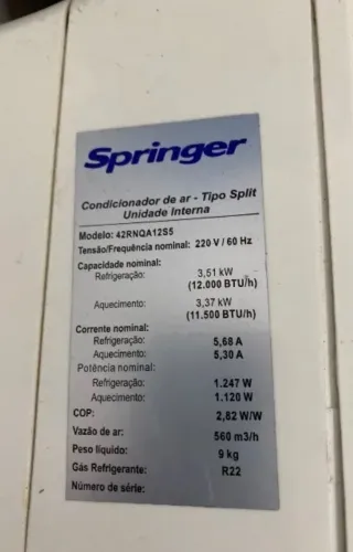 TORRANDO -AR CONDICIONADO SPLIT