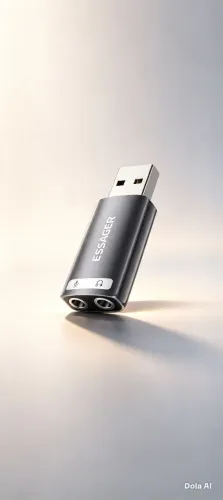 Placa de áudio usb