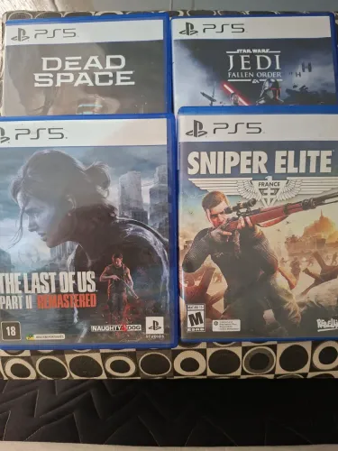JOGOS PS5 - DEAD SPACE, THE LAST OF US PART II, SNIPER ELITE 5, JEDI FALLEN ORDER