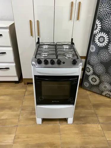 Fogão Atlas 4 bocas branco funcionando perfeitamente
