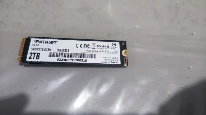 SSD 2TB NVME 2280 PCIE 4.0