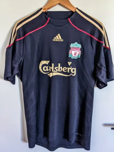 Camisa Liverpool 2009/10 2º Uniforme Adidas | Carlsberg | Tam M | Original 