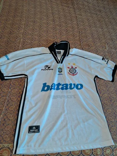 Camiseta Corinthians Oficial Batavo Topper tamanho G