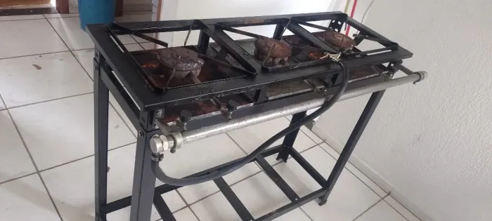 Fogão de alta pressão 3 bocas