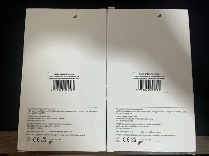 Kit com 4 Películas Ugreen Iphone 16 Pro Max