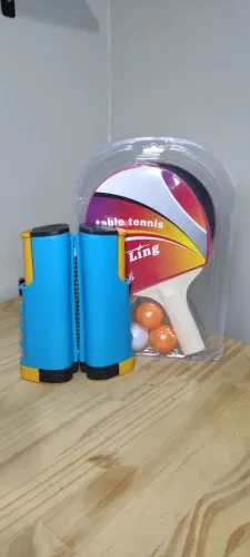 Kit Ping-Pong/Tênis de Mesa - Novo