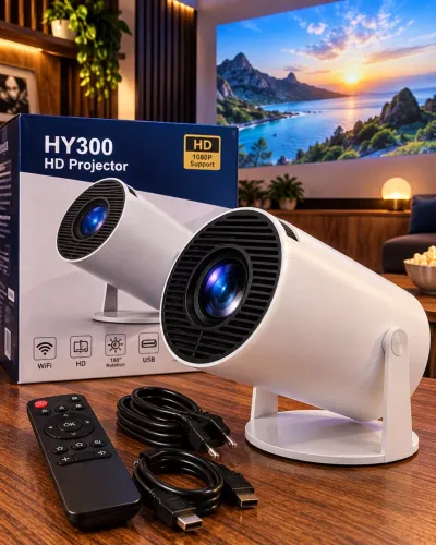 PROJETOR NOVOS BRANCO LED WIFI ENTREGAMOS