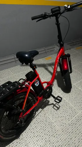 Bicicleta Elétrica Dobrável Aro 20 Fat Bike Rimini - 350w (Usado)