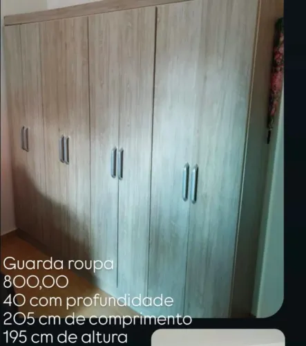 Guarda-roupa roupas 8 portas