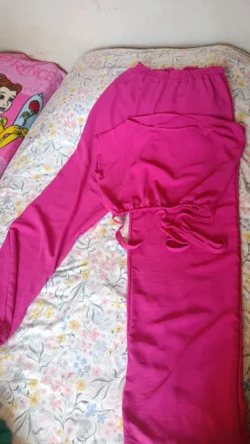 Conjunto de pantalona e cropped G