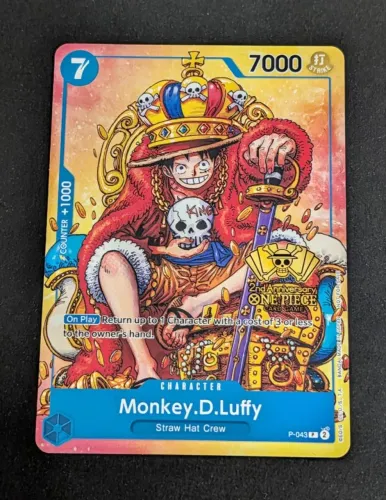 Cartas Raras One Piece TCG Luffy