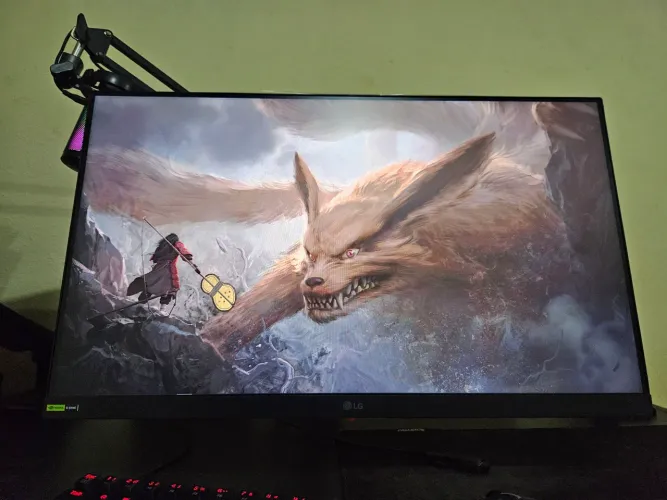 Monitor LG Ultragear 180Hz + Suporte Articulado