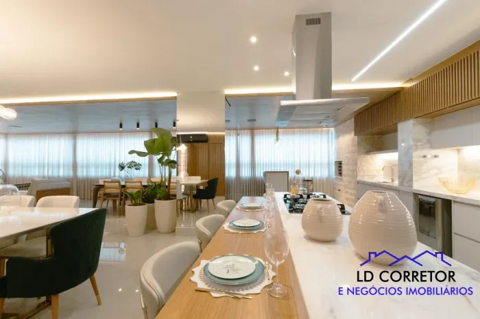 Imperdível apartamento de luxo no Setor Marista: 4 quartos, 4 suítes, 4 salas, 5 banheiros