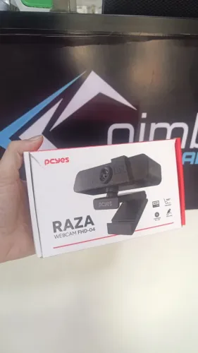 Webcam Pcyes Raza Fhd-04 Full Hd 1080P Com Microfone - Rzfhd04 Loja Coimbra Computadores