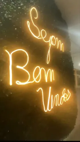 Painel de led ?SEJAM BEM VINDOS?