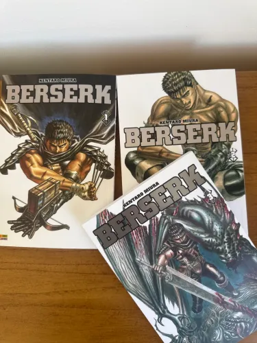 Mangá Berserk Vol. 1 ao 3 - Ótimo Estado
