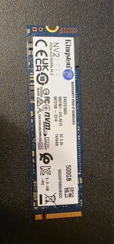 SSD NVME 500GB Kingston Semi novo 98% de saúde