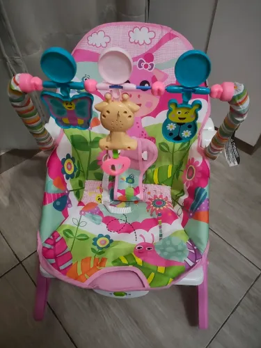 Cadeira de Descanso Balanço Funtime Maxibaby 18kgs ROSA