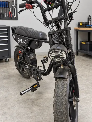 BIKE ELÉTRICA OUXI C63 À VENDA passo cartão 
