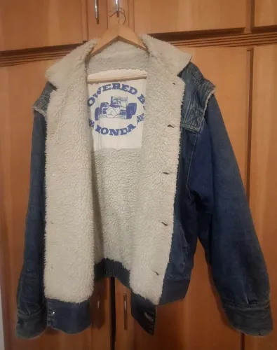 Jaqueta Jeans HONDA  original vintage anos 80