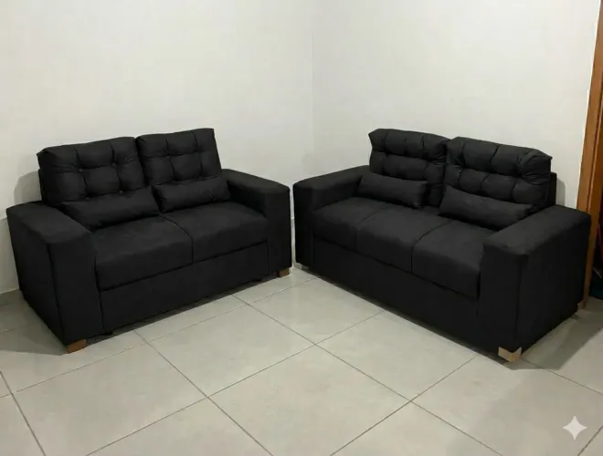 Sofá 2 e 3 lugares direto de fábrica