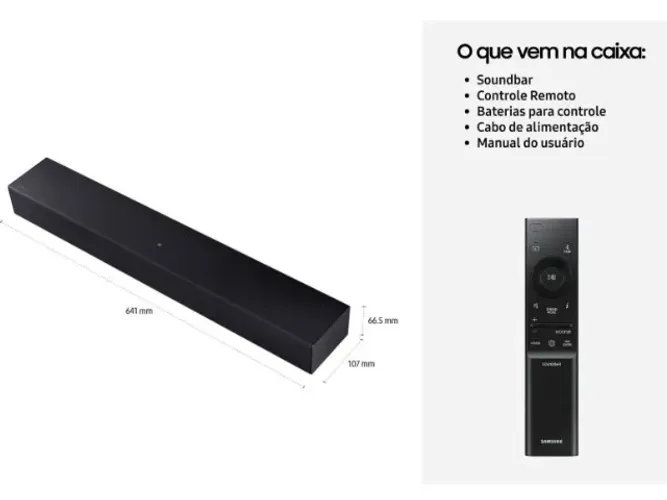 Soundbar Samsung B400F novinha