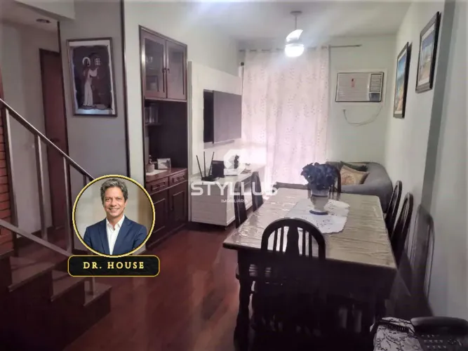 Cobertura Duplex Espaçosa com Terraço e Churrasqueira no Cachambi! M80Z