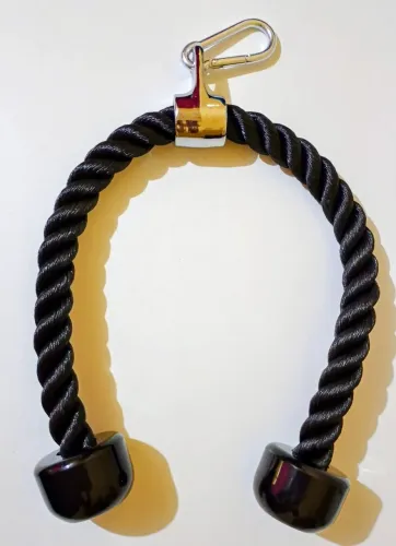 Puxador Corda Tríceps Academia Cross Over Reforçado 70cm