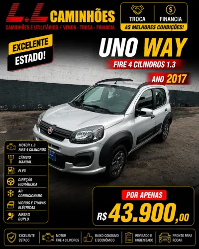 Fiat Uno WAY 1.3 Flex 8V 5P 2018