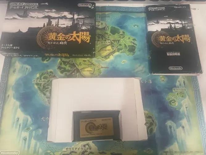 Golden Sun Original Japonês Completo (CIB) Game Boy Advance GBA Nintendo