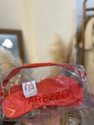 Chinelo vermelho alaranjado - Arezzo