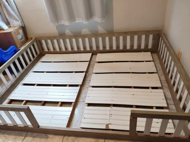 CAMA MONTESSORIANA CASAL (EM BOM ESTADO!)