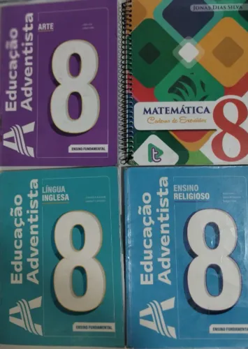 KIT LIVROS ADVENTISTA 8°ANO FUNDAMENTAL