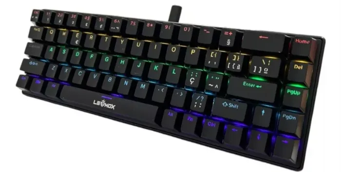 Teclado Gamer Lehmox teclas Led