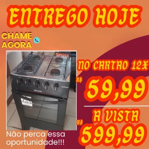 Fogão Braslar Entrego Hoje Paga na Entrega ao Motorista